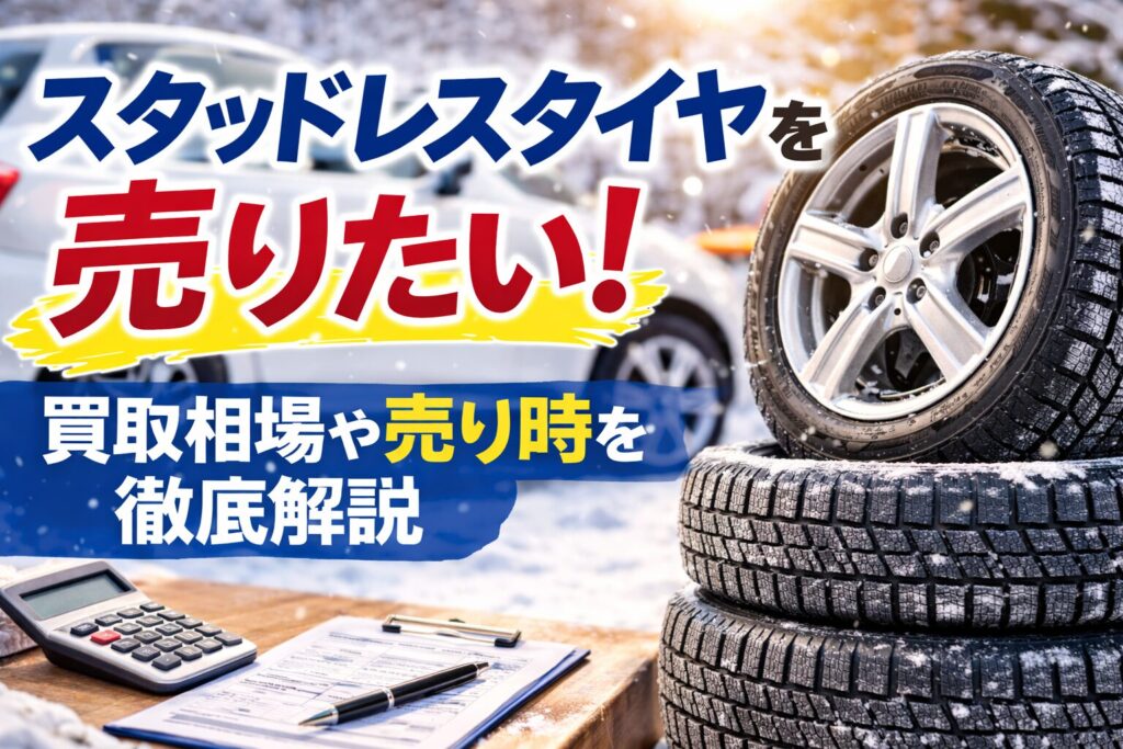 スタッドレスタイヤを売りたい！買取相場や売り時を徹底解説 