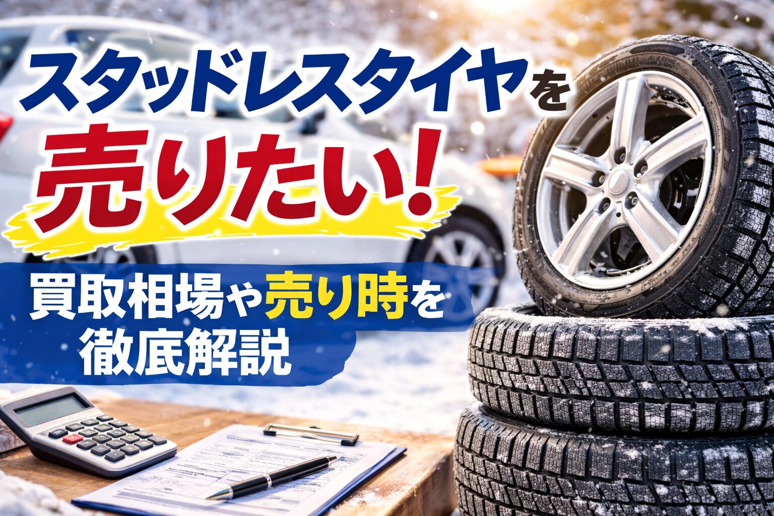 値下します！スタッドレスタイヤ〔4本セットホイール付〕早い方から 