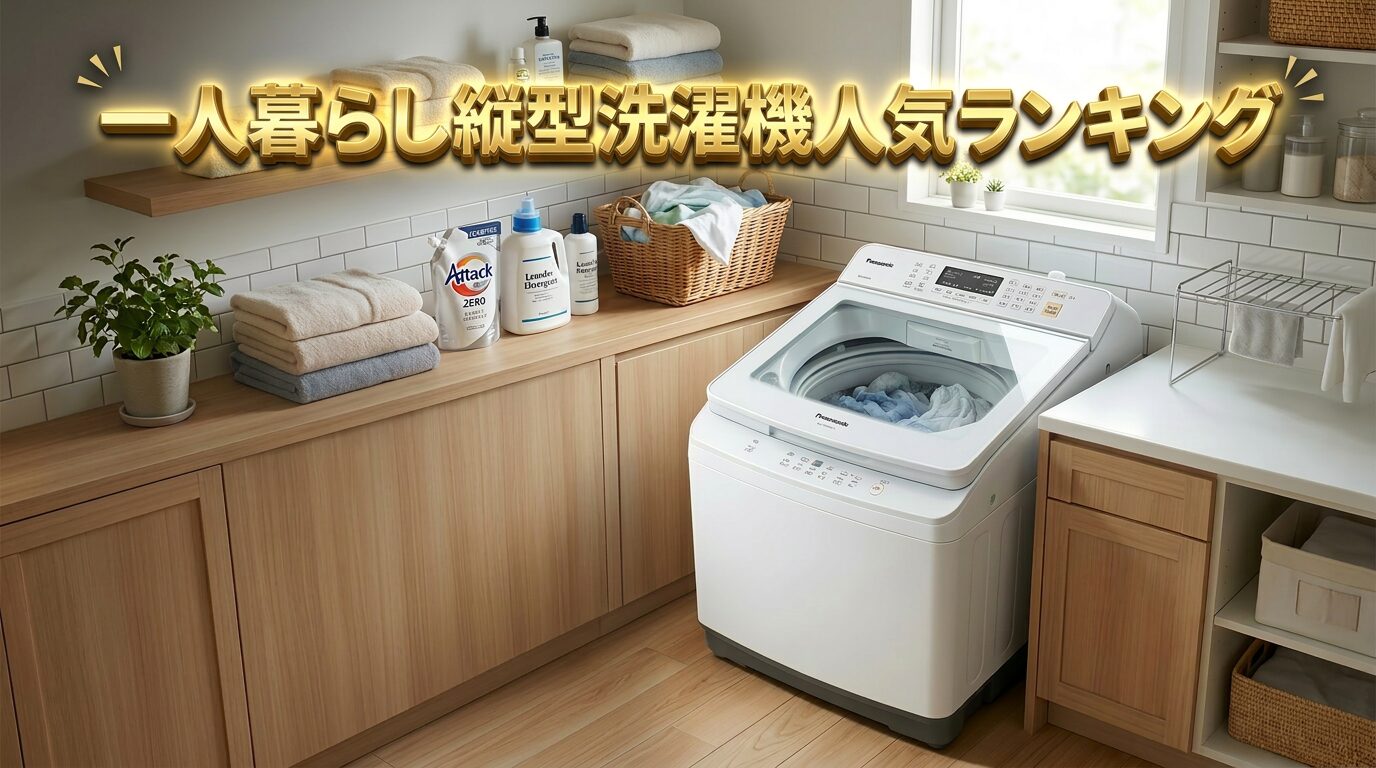 2026年最新】一人暮らし洗濯機人気ランキング！失敗しない選び方と 